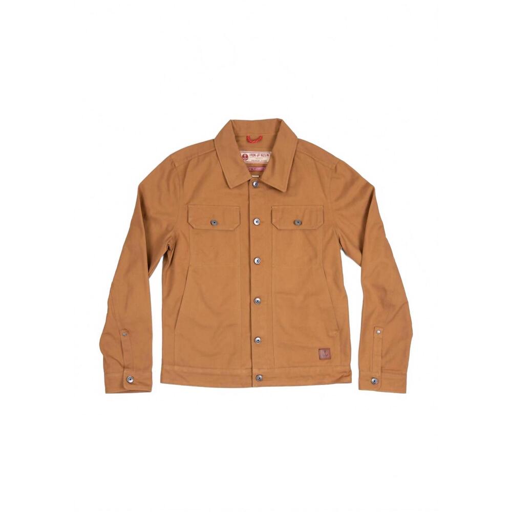 NEW IRON & RESIN men's mechanic jacket in union brown